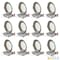 Nuwatt 6 Inch Ultra Thin Nickel LED Recessed Lighting 5CCT 2700K/3000K/3500K/4000K/5000K Wafer Lights 12 PK NW-P-DL-6-15W-5CT-BN-12P - alternate 1